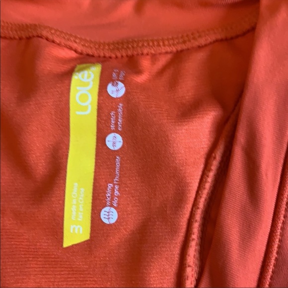 Lole orange work out top - Picture 2 of 2